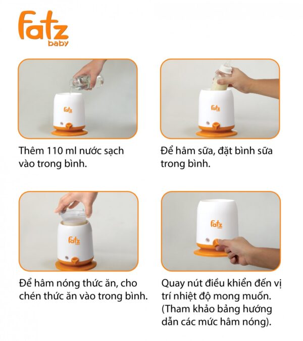 Máy hâm sữa Fatzbaby Mono 2 - FB3002SL