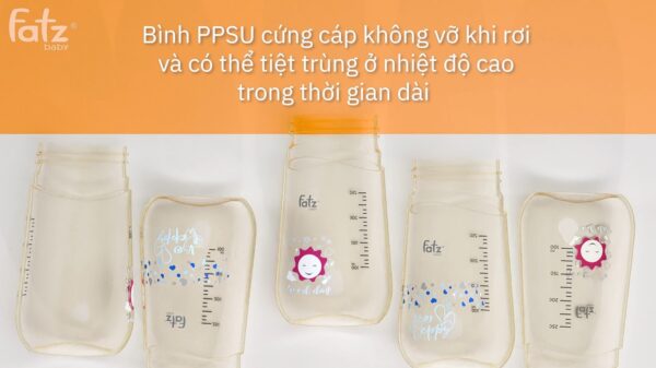 Bình PPSU có ống nhựa 2 tay cầm với phao 360 độ 250ml - Sippy 2 (Hồng)