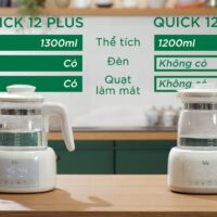 MÁY ĐUN VÀ HÂM NƯỚC PHA SỮA - QUICK 12 PLUS+ - FB3504BH