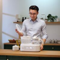 MÁY ĐA NĂNG ĐIỆN TỬ (TIỆT TRÙNG/ SẤY KHÔ/ HÂM SỮA/ NẤU CHÁO CHẬM/ ĐUN VÀ HÂM NƯỚC PHA SỮA) - MULTIMAX 2 PLUS+ - FB9025SL
