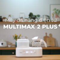 MÁY ĐA NĂNG ĐIỆN TỬ (TIỆT TRÙNG/ SẤY KHÔ/ HÂM SỮA/ NẤU CHÁO CHẬM/ ĐUN VÀ HÂM NƯỚC PHA SỮA) - MULTIMAX 2 PLUS+ - FB9025SL