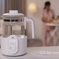 MÁY ĐUN NƯỚC VÀ HÂM NƯỚC PHA SỮA ĐIỆN TỬ QUICK 8 FATZBABY FB3525TN