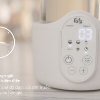 MÁY ĐUN NƯỚC VÀ HÂM NƯỚC PHA SỮA ĐIỆN TỬ QUICK 8 FATZBABY FB3525TN