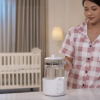 MÁY ĐUN NƯỚC VÀ HÂM NƯỚC PHA SỮA ĐIỆN TỬ QUICK 8 FATZBABY FB3525TN
