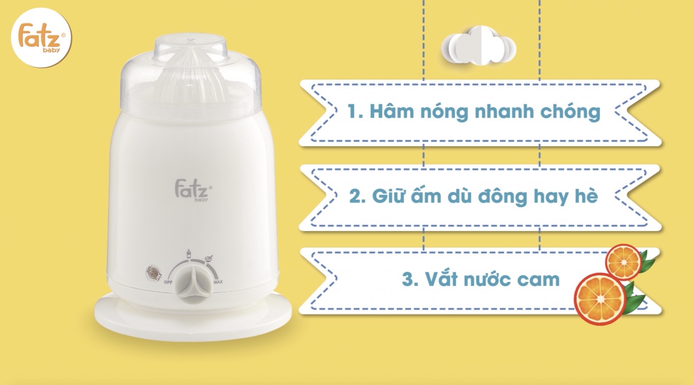 Fatzbaby thông báo thay đổi tên gọi, thiết kế bao bì và màu sắc sản phẩm của máy hâm sữa FB3002SL