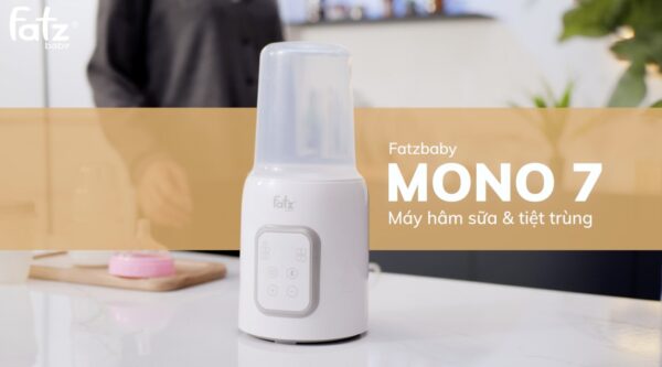 Máy hâm sữa & tiệt trùng điện tử - Fatzbaby Mono 7 - FB3010TN