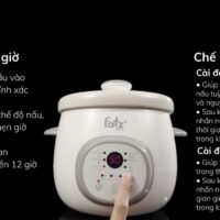 Fatzbaby Slow 5 giúp mẹ nấu và chế biến những bữa ăn trọn dinh dưỡng cho gia đình. Slow 5 là nồi nấu chậm thông minh được đánh giá là một trong những trợ thủ đắc lực cho mỗi bữa cơm gia đình.