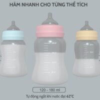 Máy hâm sữa tiệt trùng điện tử 2 bình Duo 5 Fatzbaby FB3203TN