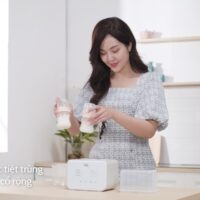 Máy hâm sữa tiệt trùng điện tử 2 bình Duo 5 Fatzbaby FB3203TN