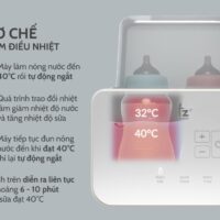 Máy hâm sữa tiệt trùng điện tử 2 bình Duo 5 Fatzbaby FB3203TN