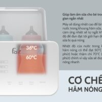 Máy hâm sữa tiệt trùng điện tử 2 bình Duo 5 Fatzbaby FB3203TN