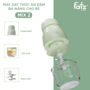 máy xay thức ăn dặm đa năng cho bé mix 2