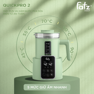 máy đun và hâm nước pha sữa điện tử an toàn quickpro 2