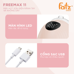 máy hút sữa điện rảnh tay không dây freemax 11