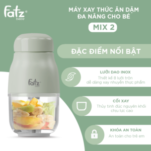 máy xay thức ăn dặm đa năng cho bé mix 2