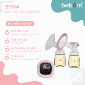 máy hút sữa điện đôi bp01#