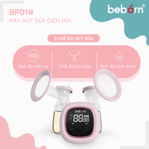 máy hút sữa điện đôi bp01#