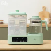 máy đa năng điện tử (tiệt trùng/ sấy khô/ hấp/ làm sữa chua/ Đun & hâm nước) multimax 10