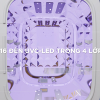 máy tiệt trùng sấy khô khử mùi uvc led công nghệ nano plasma ion plasmax 2