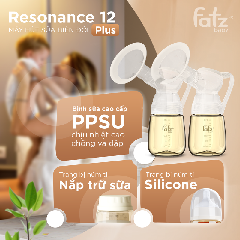 máy hút sữa điện đôi resonance 12 plus