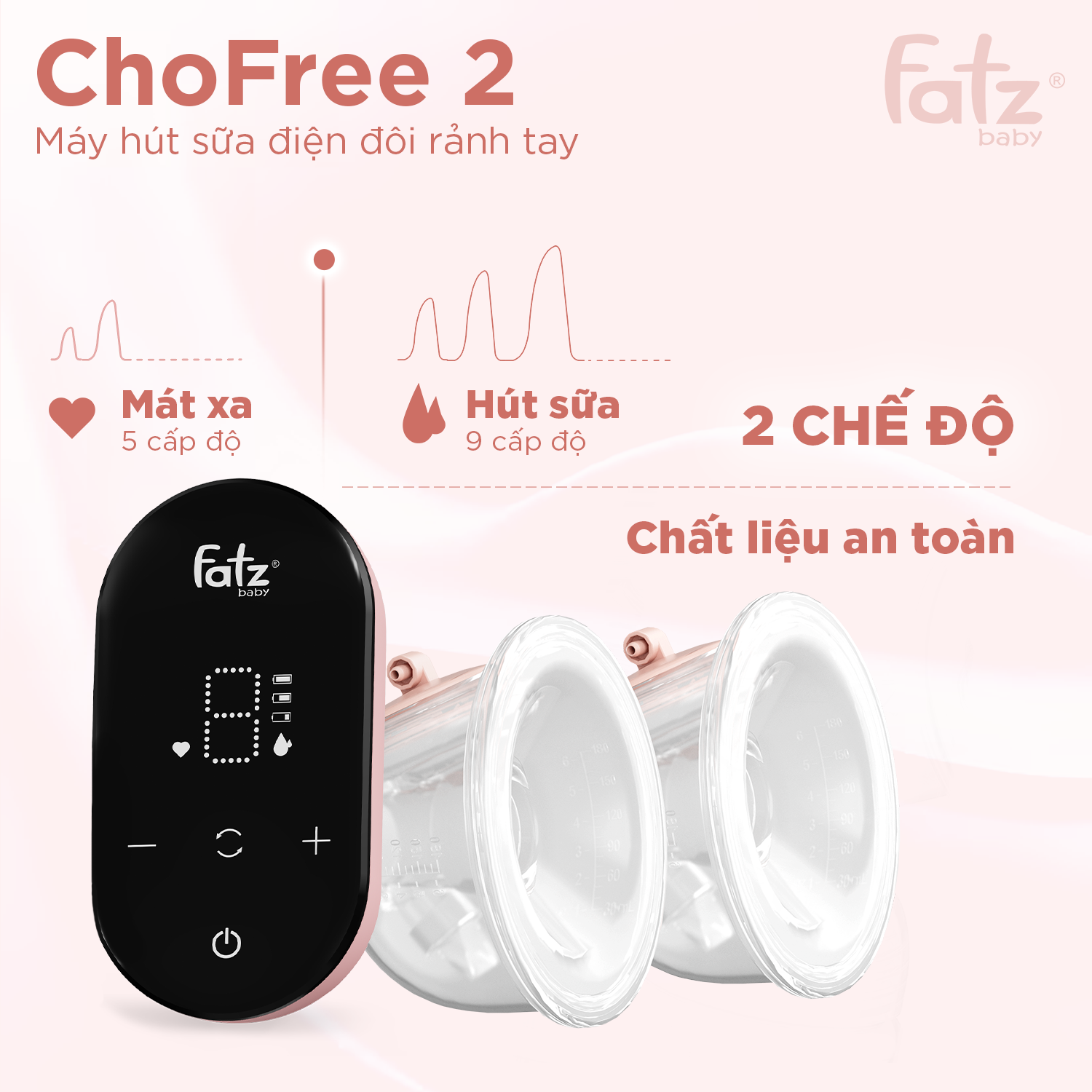 máy hút sữa điện đôi rảnh tay chofree 2