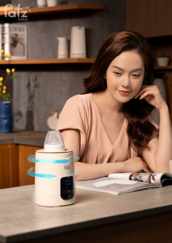 máy lắc và giữ ấm sữa cho bé shake 3 plus