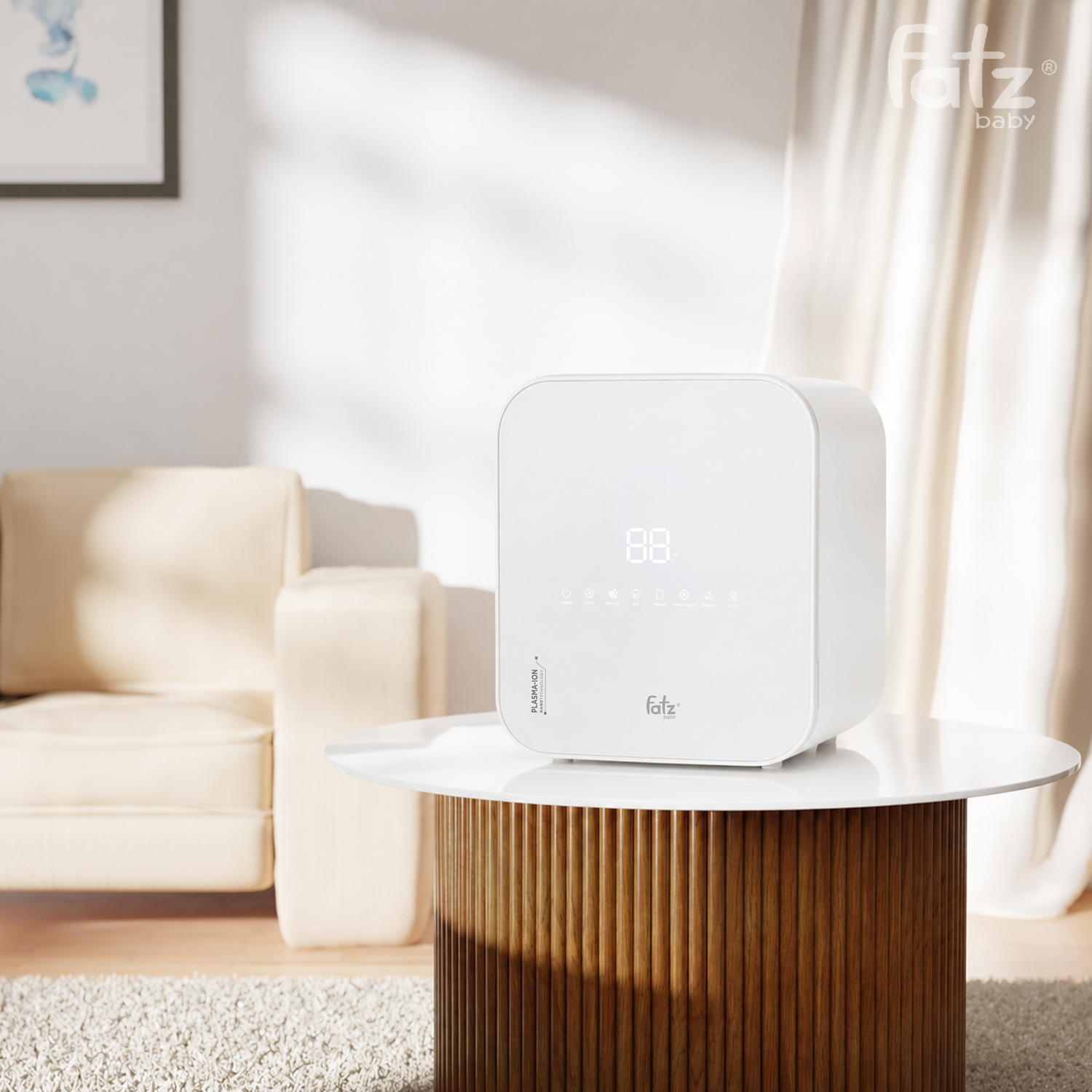 máy tiệt trùng sấy khô khử mùi uvc led công nghệ nano plasma ion plasmax 4