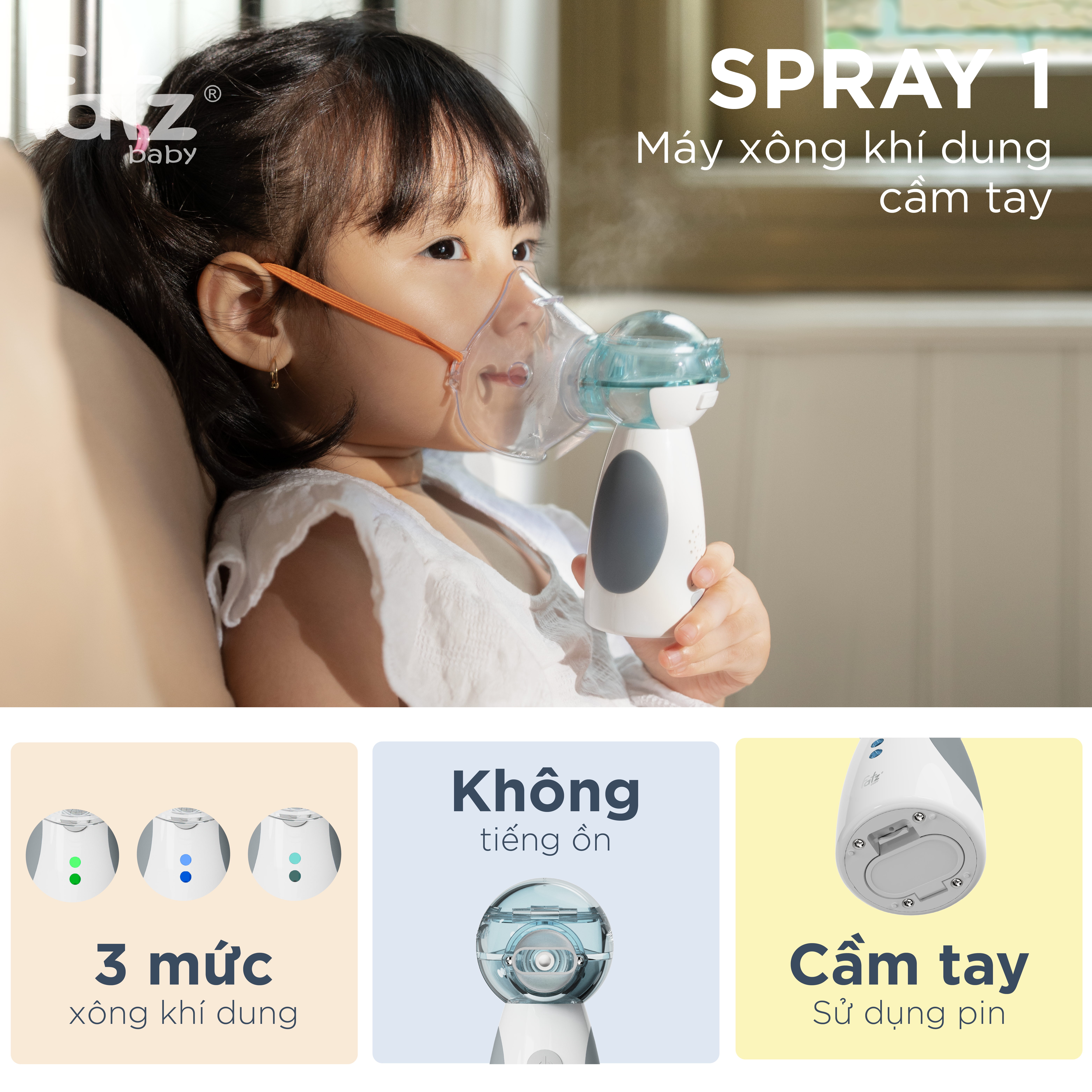 máy xông khí dung cầm tay spray 1