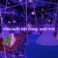 máy tiệt trùng sấy khô khử mùi uvc led công nghệ anion king 2
