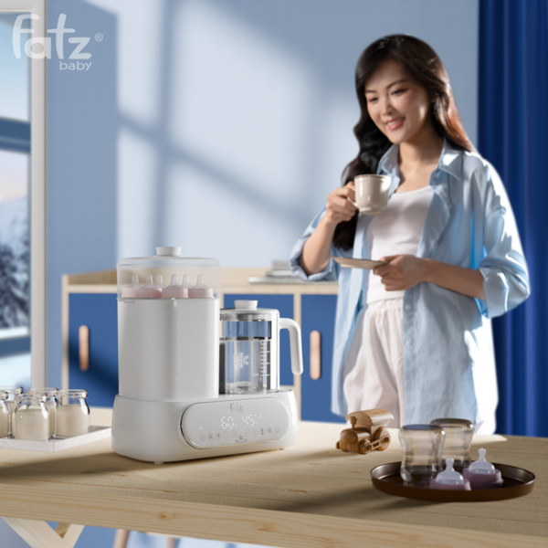 máy đa năng điện tử (tiệt trùng/ sấy khô/ hâm sữa/ đun & hâm nước pha sữa) multimax 14