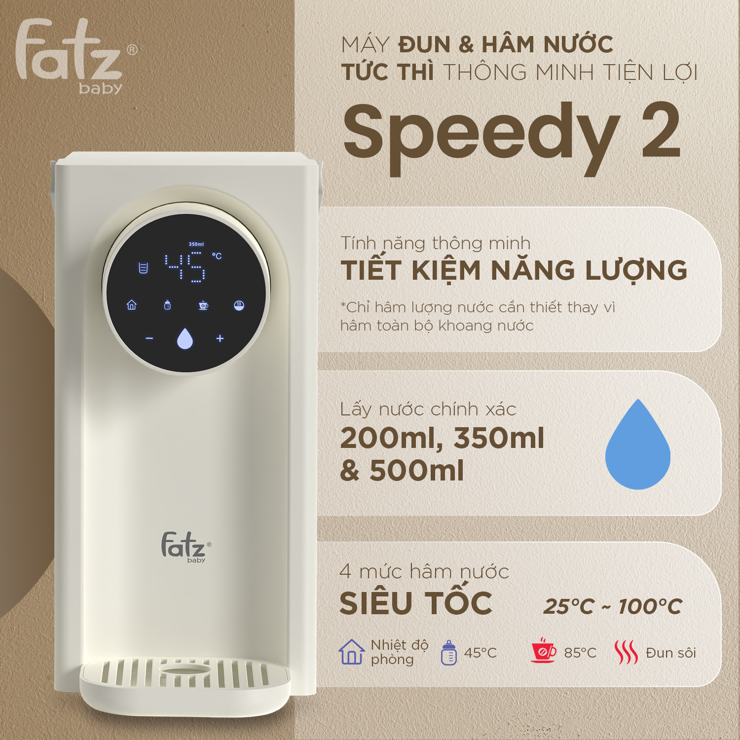 máy đun và hâm nước pha sữa thông minh tiện lợi smart 14 plus