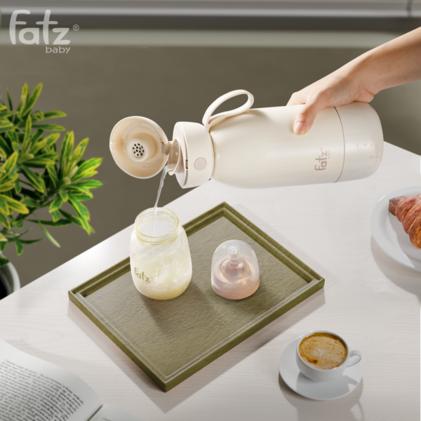 bình hâm nước pha sữa di động mini smart 15