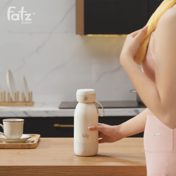 bình hâm nước pha sữa di động mini smart 15