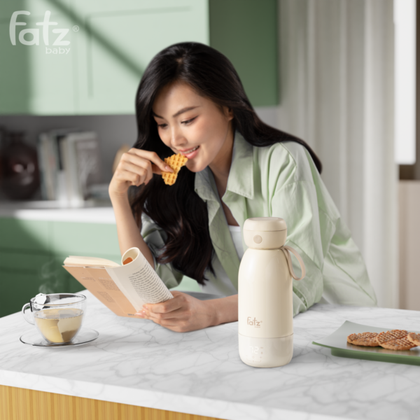 bình hâm nước pha sữa di động mini smart 15
