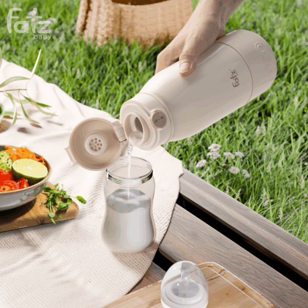 máy xay thức ăn dặm đa năng cho bé mix 2 (bản màu be)