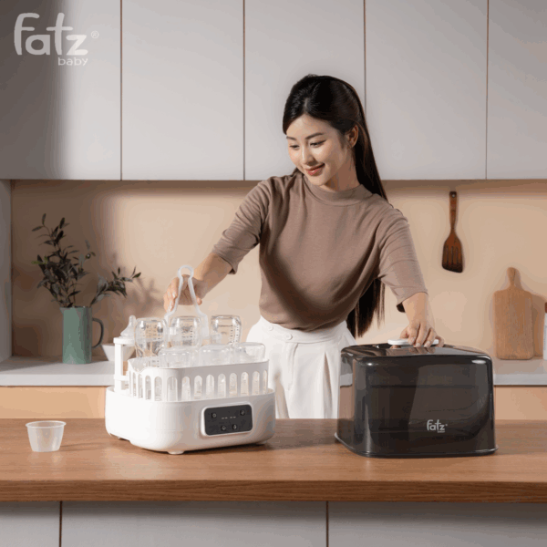 máy xay thức ăn dặm đa năng cho bé mix 2 (bản màu be)