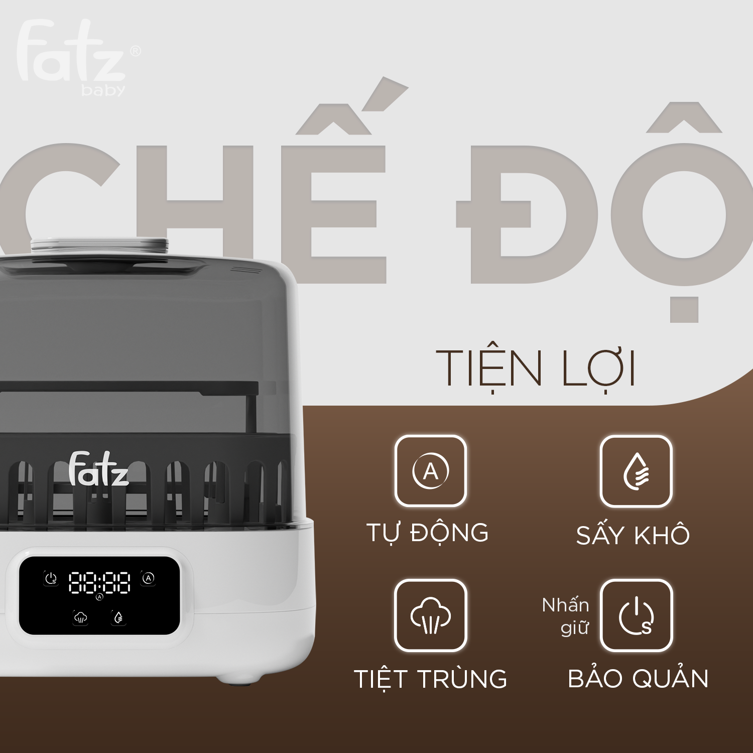 máy xay thức ăn dặm đa năng cho bé mix 2 (bản màu be)