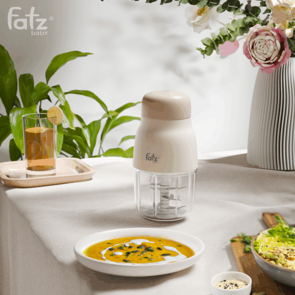 máy xay thức ăn dặm đa năng cho bé mix 2 (bản màu be)