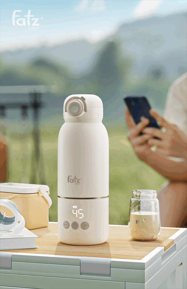 bình đun và hâm nước pha sữa di động mini smart 16