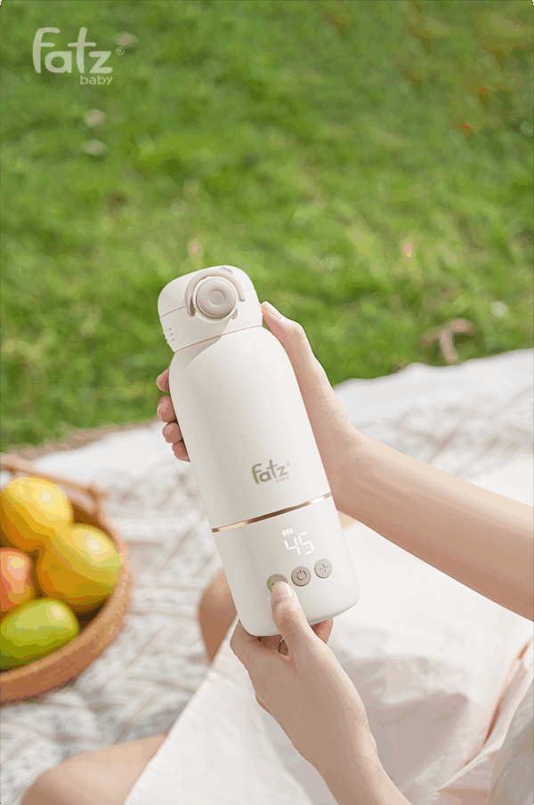 bình đun và hâm nước pha sữa di động mini smart 16 plus