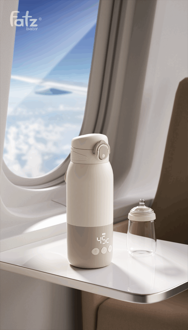 bình đun và hâm nước pha sữa di động mini smart 16