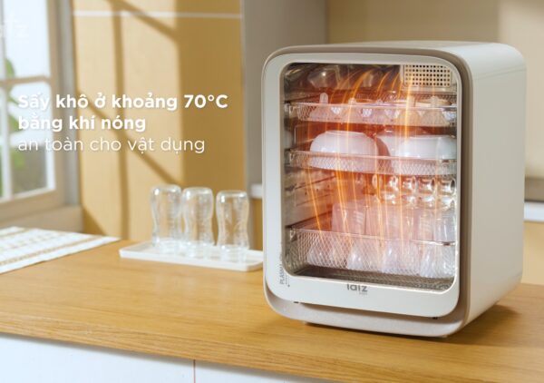 máy tiệt trùng sấy khô khử mùi uvc led công nghệ nano plasma ion plasmax 12