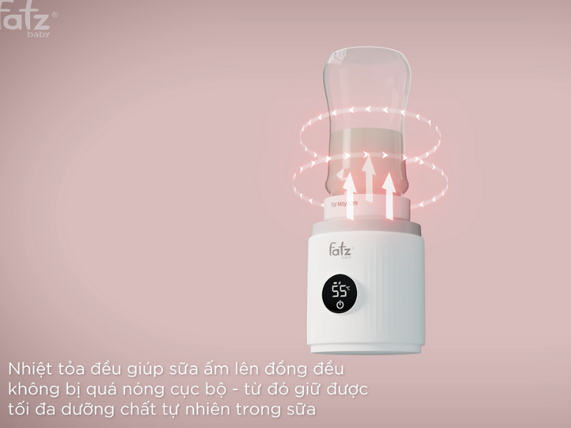 Máy hâm sữa Ready Pro, sữa mẹ hâm nóng để được bao lâu an toàn tuyệt đối.
