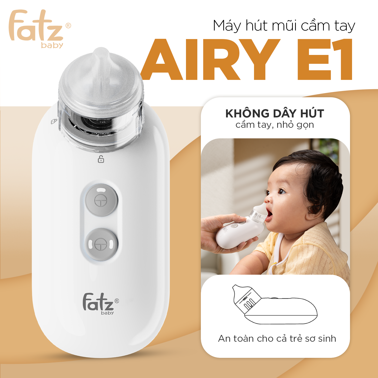 Máy hút mũi cầm tay Airy E1