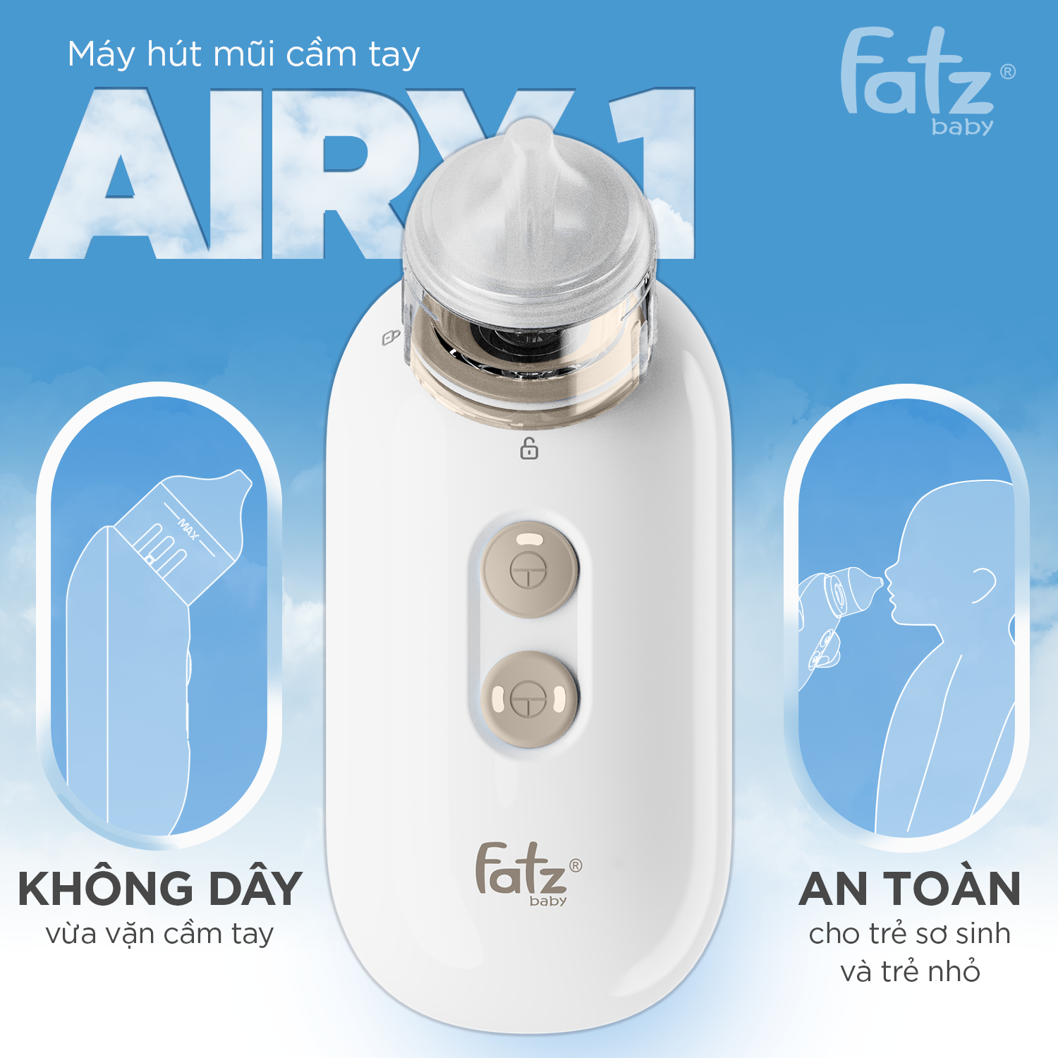 máy hút mũi cầm tay airy 1