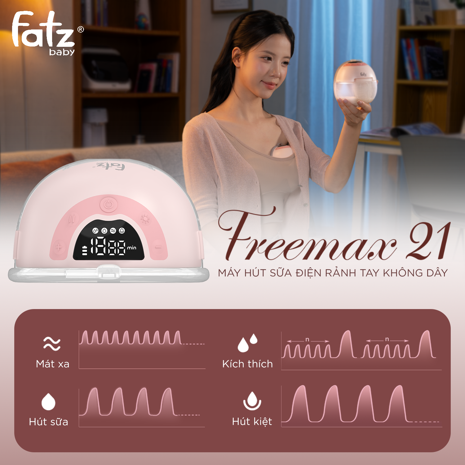 máy hút sữa Điện rảnh tay không dây freemax 20 (sao chép)