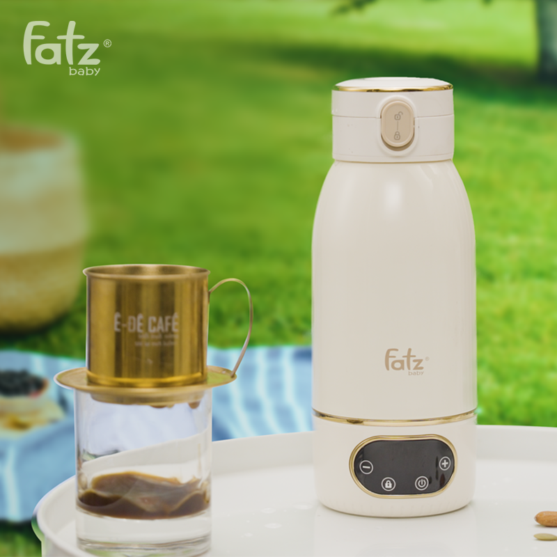 bình đun và hâm nước pha sữa di động mini smart 18 plus