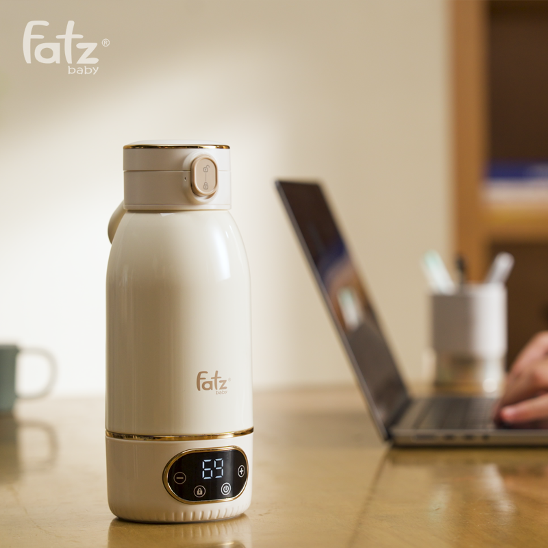 bình đun và hâm nước pha sữa di động mini smart 18 plus