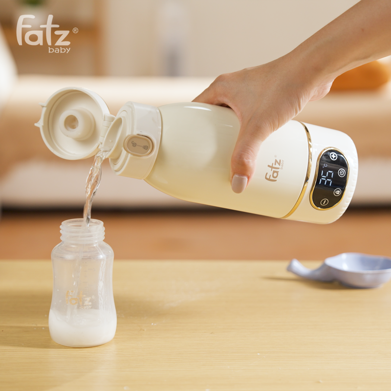 bình đun và hâm nước pha sữa di động mini smart 18 plus