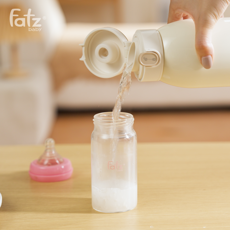 bình đun và hâm nước pha sữa di động mini smart 18 plus